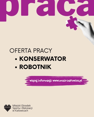 Oferta pracy - konserwator/ robotnik