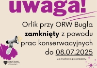 Orlik ORW Bugla - prace konserwacyjne