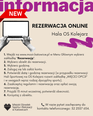 Rezerwacja online hala OS…