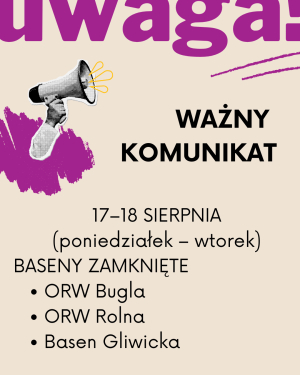Baseny zamknięte!